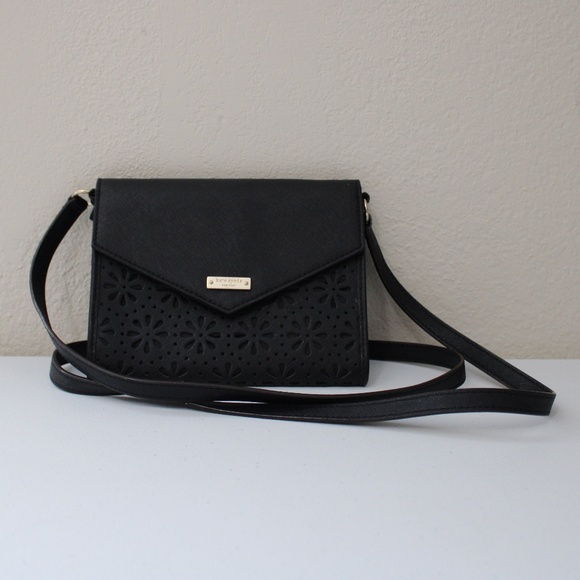 Kate Spade Monday Perforated  Flowers Crossbody - Picture 1 of 6